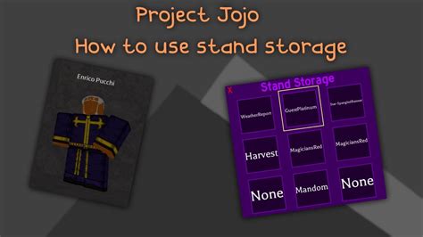 project jojo stand storage